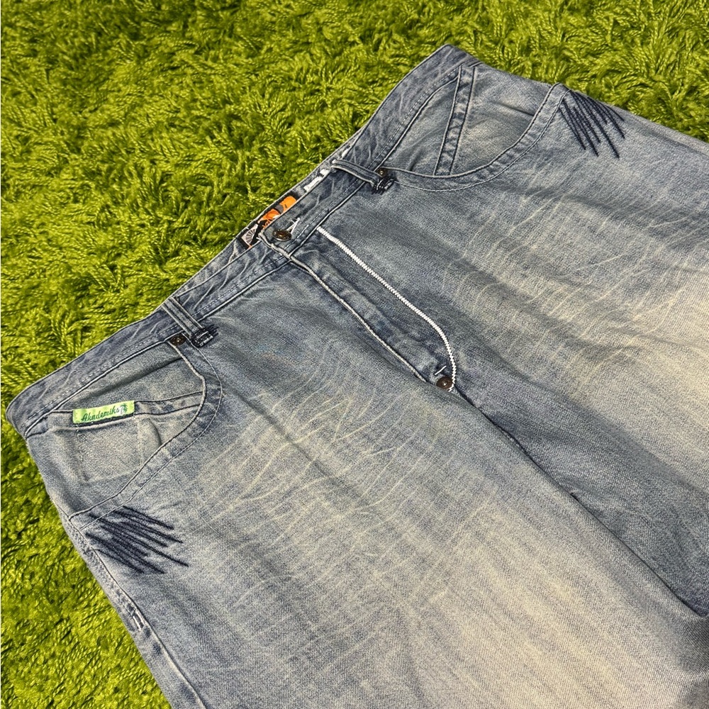 Y2K Skater Akademiks Baggy Jeans - Picture 3 of 5